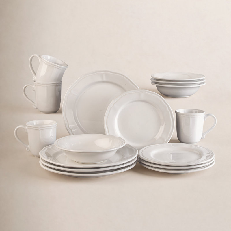 Siena 16pcs Dinnerware Set, White