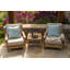 Lakewood Outdoor Square Teak Side Table-1161281859