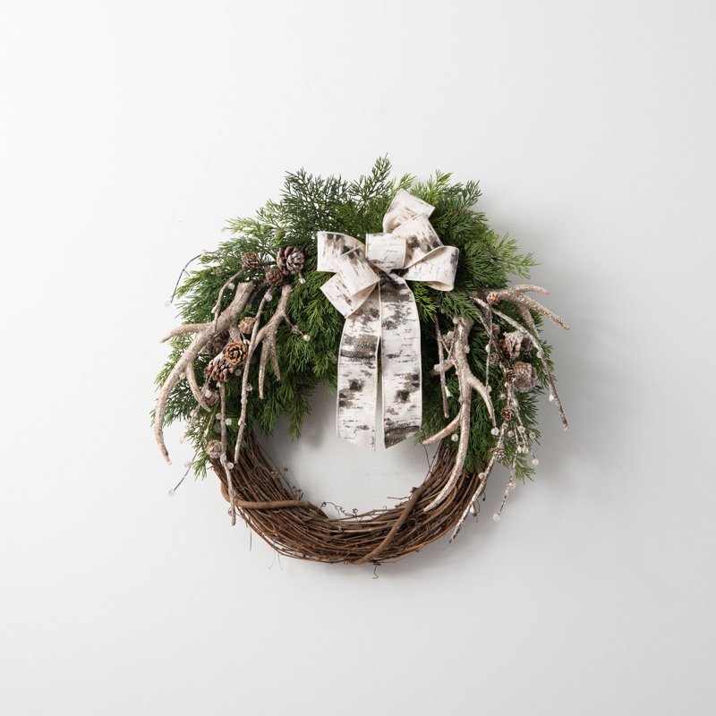 Handcrafted Faux Juniper 24'' Wreath