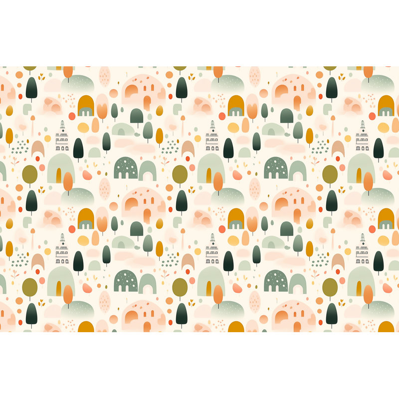 Cute Oasis Bedding, Queen Duvet Cover