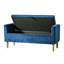 Banc de rangement avec repose-pieds 48 po, avec rangement, pour hall d'entrée, chambre à coucher, salon