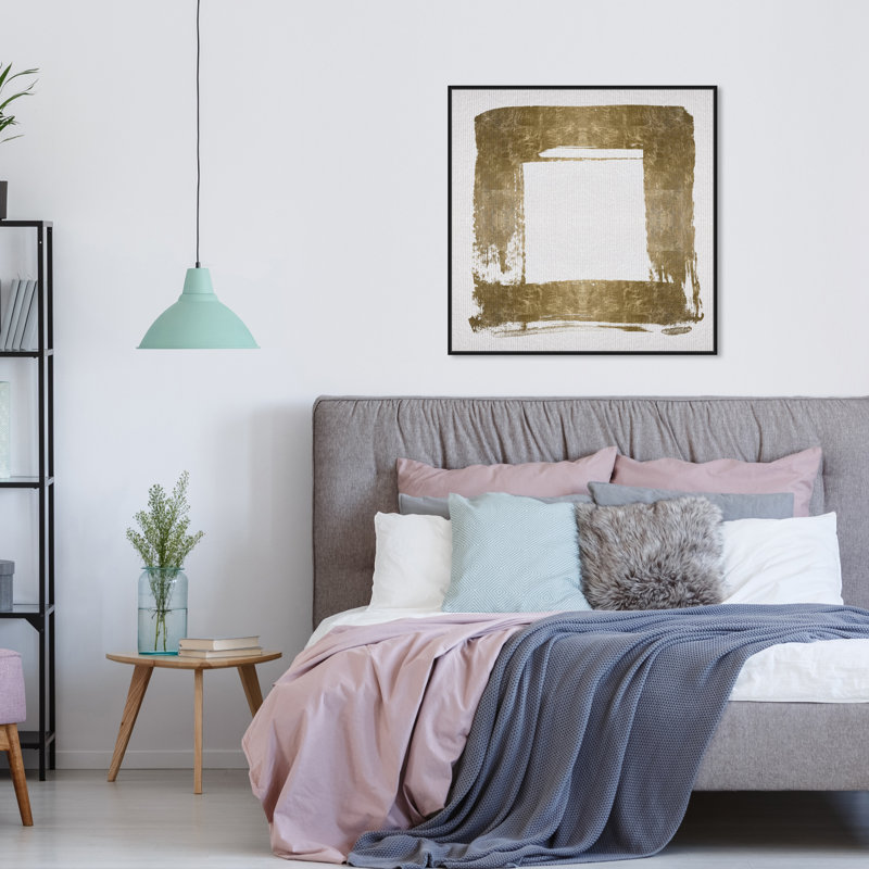 Whole II, Glam, Cadre en bois noir, H 31 po x l 31 po