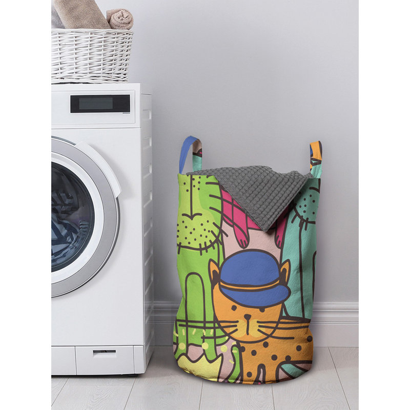 Fabric Laundry Bag with Handles
