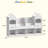 Castle Shape Children's Bookshelf, Kids Bookcase-106678458