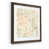 Papier, cadre noyer