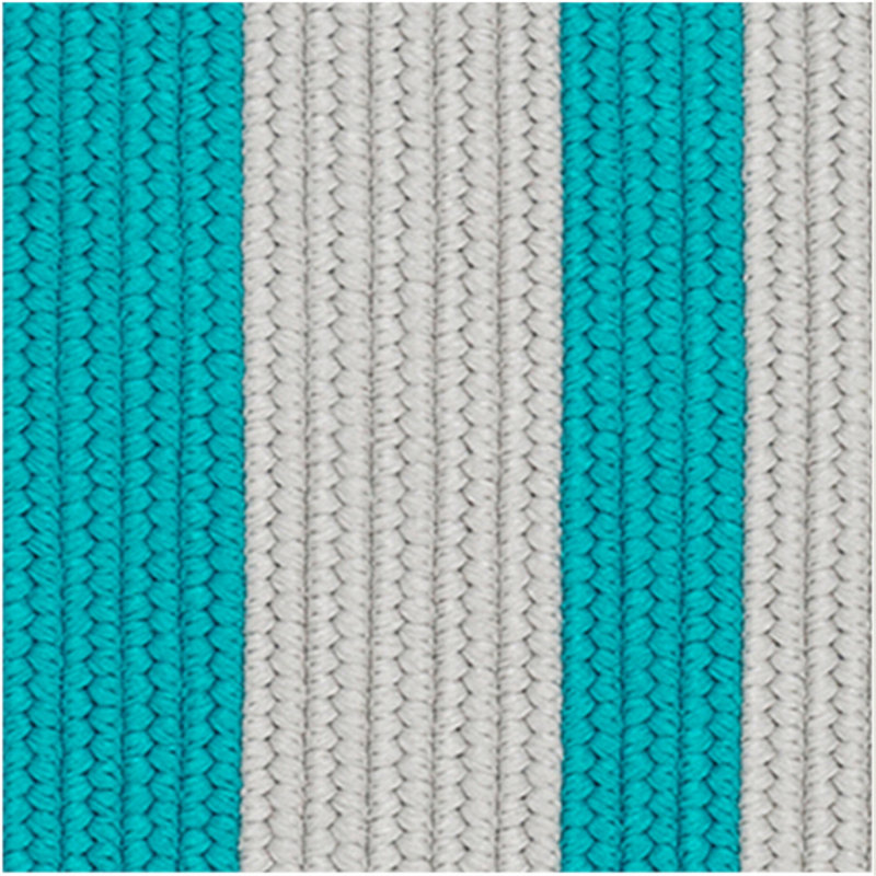 Tapis réversible intérieur / extérieur Wes - Turquoise, Rectangle 12 pi x 15 pi