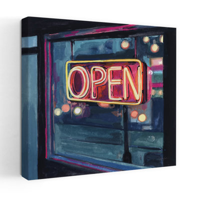 Neon Open Sign Contemporary Art