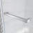 Frameless Sliding Shower Glass Door 56-60 In.W X 76 In. H,3/8"(10Mm) Thick Clear Tempered Glass,Heavy Duty Stainless Steel Hardwares,Bypass Shower Enclosure
