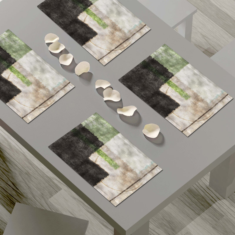 Napperon abstrait en polyester