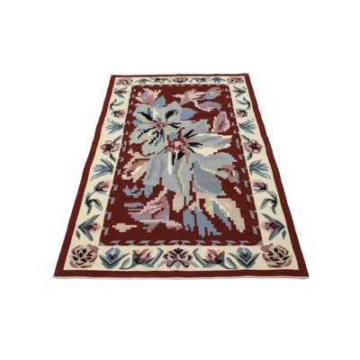 Floral Dhurrie 6X9 Chinese Oriental Rug