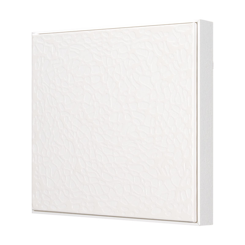 Toile texturée Dapple Light a Hand, Blanc