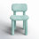 Chaise d'appoint en velours Baldes Performance