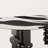 Black White Creative Geometric Art Irregular Table-563354310
