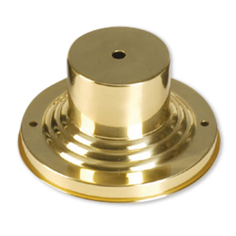 Base de pilier H 3,25 "Arelene, Laiton poli