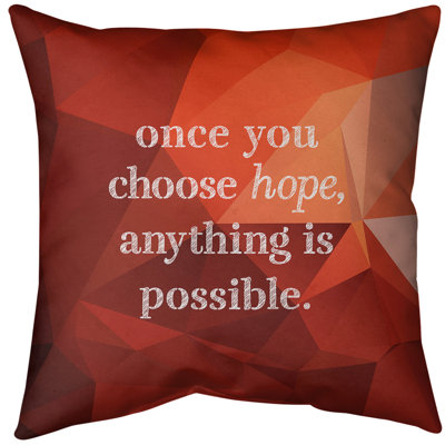 Coussin de sol pierres précieuses choisissez Hope