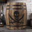 Pot à ustensiles Pirate Rum Cask