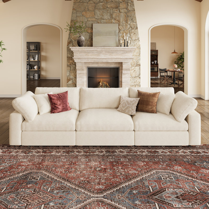 Canapé Abramson, Chenille beige