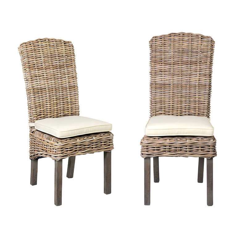 Chaise d'appoint en osier Bronstein