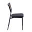 Chaise d'appoint Borrayo en noir
