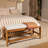 Brady Mango Wood Arch Bench-1353403939