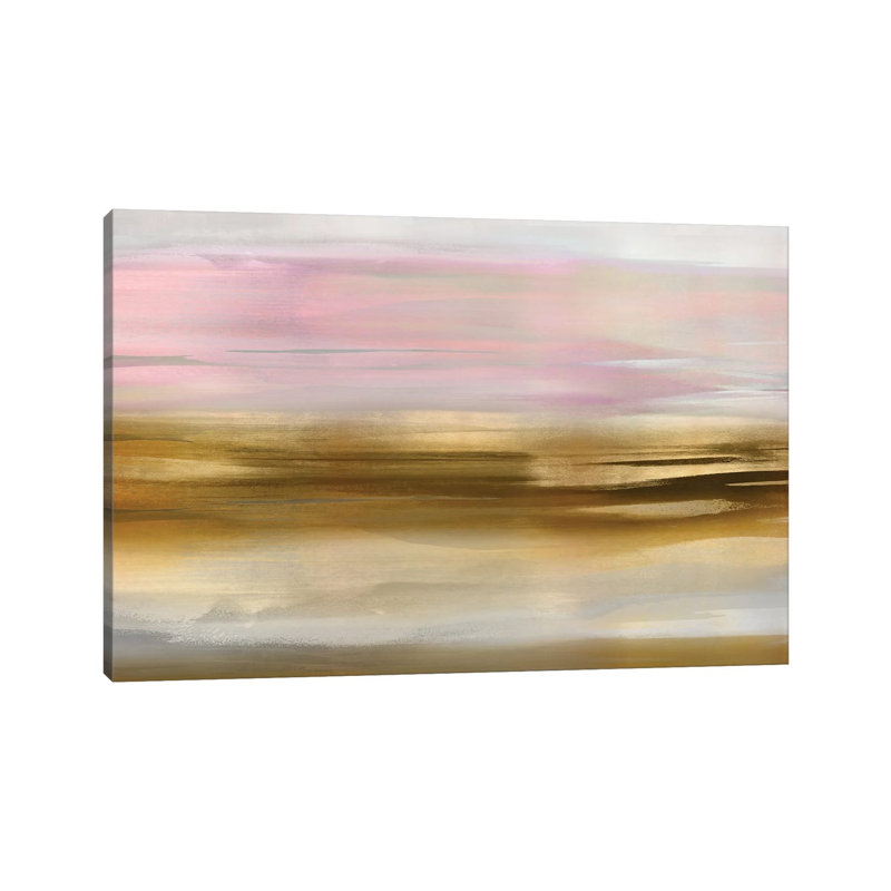 Gold Rush Pink Blush I by Jake Messina - Wrapped Canvas Print, 101.6 cm H x 66.04 cm W x 1.91 cm D