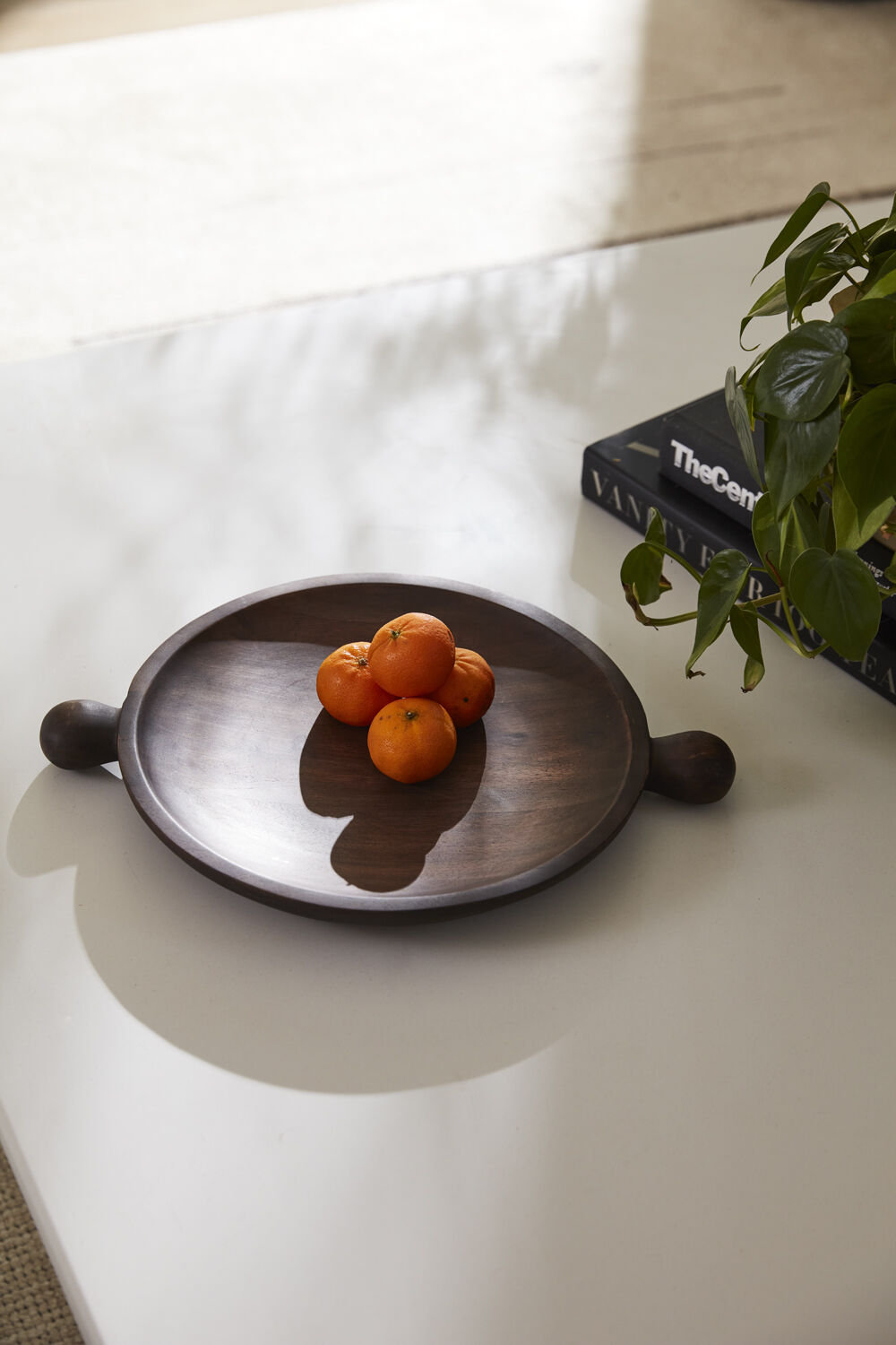 Wood Decorative Tray, 1.5" H x 15.7" W x 12" D