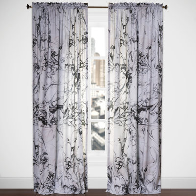 Semi Sheer Curtain Single Panel
