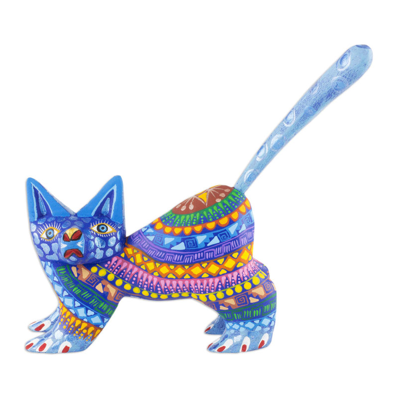 Figurine pour chat quote-part en bois Juozaityte