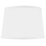 8" H x 12" W Silk/Shantung Drum Lamp Shade ( Spider )