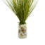Spring Additions Faux Grass in Glass Vase