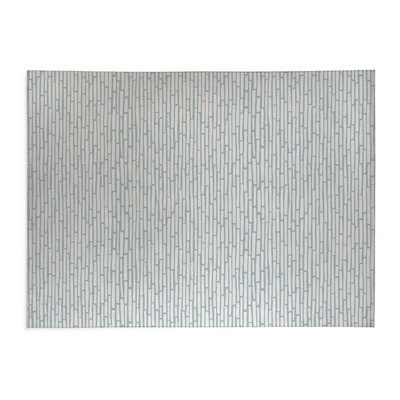 Cultural Rows Slate Blue Indoor Doormat