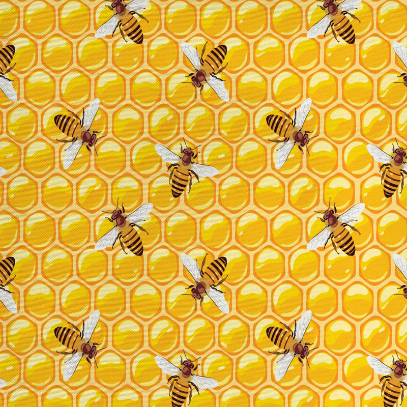 Tissu d’abeille, H 36 po x l 58 po x P 1 po