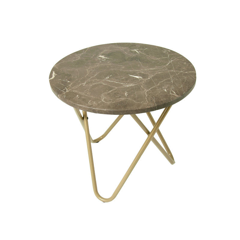 Meilani Frame End Table, Brown
