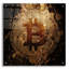 «Bitcoin Zinc» par Cameron Gray, art mural en verre acrylique-1965066374