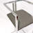 Upholstered Counter Stool with Metal Frame-45618962