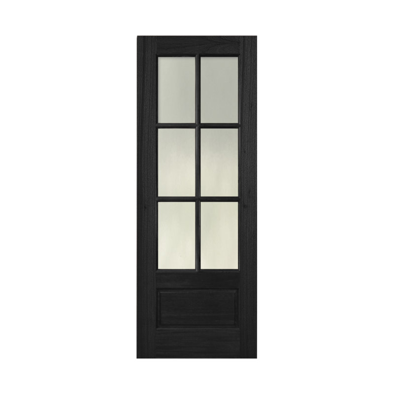 Porte d'entrée en acajou 32 Lite, Orienté à droite, Gris anthracite