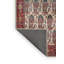 Tapis en laine / polyester tissé à la machine à motif cachemire / noir / crème Paisley-1273349633