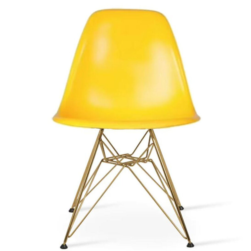 Saturn Polypropylene Dining Chair, Yellow