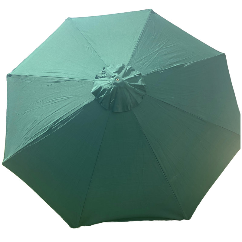 Auvent / mât de remplacement pour parasol 9 pi x 8 pi Pritesh, Vert