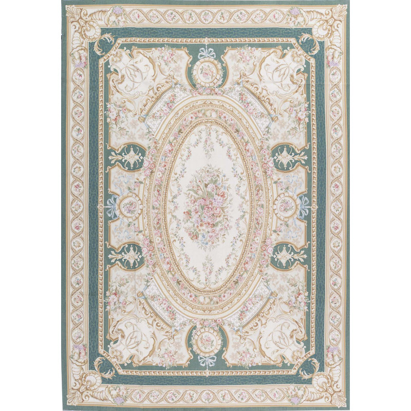 Aubusson One-of-a-Kind 9'8" X 14'1" Area Rug