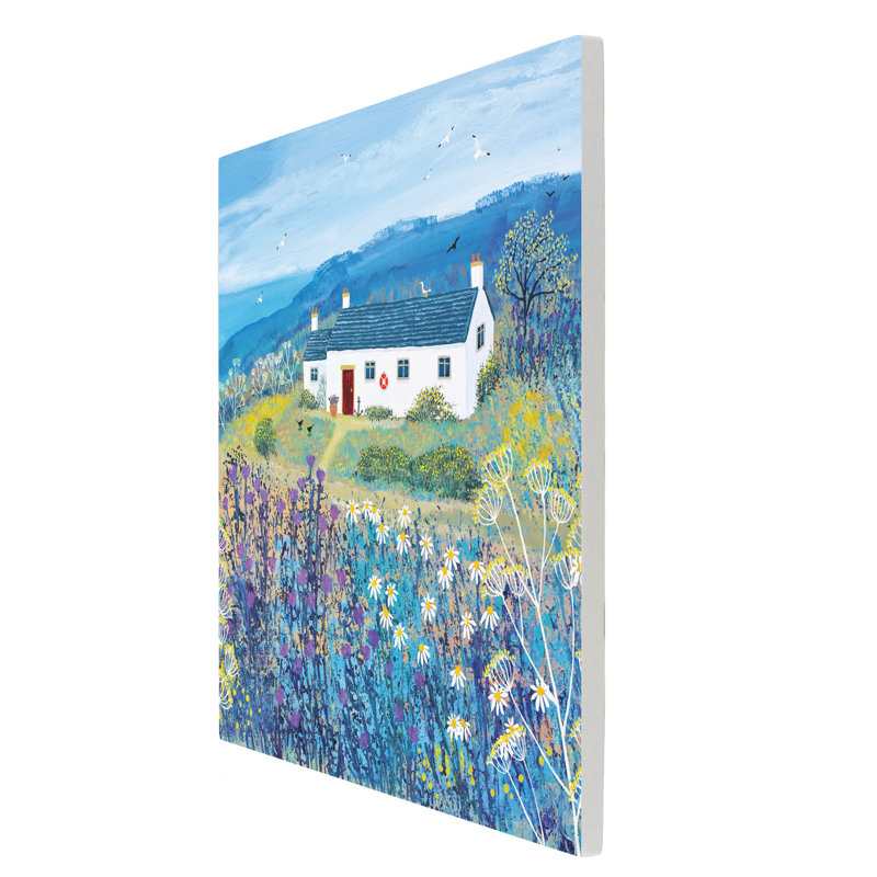 A Place By the Sea Artwork by Jo Grundy Ceramic Picture Tile 200X200