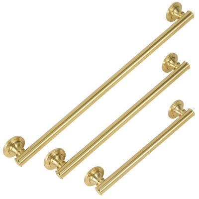 Ensemble de 3 barres de sécurité pour salle de bain, 18 po, 24 po, 36 po