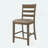 Charming Farmhouse Upholstered Wood Counter Stools Set For Stylish Spaces