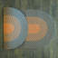 Tapis intérieur / extérieur en polypropylène tissé à la machine ovale Cape Eden-95763929