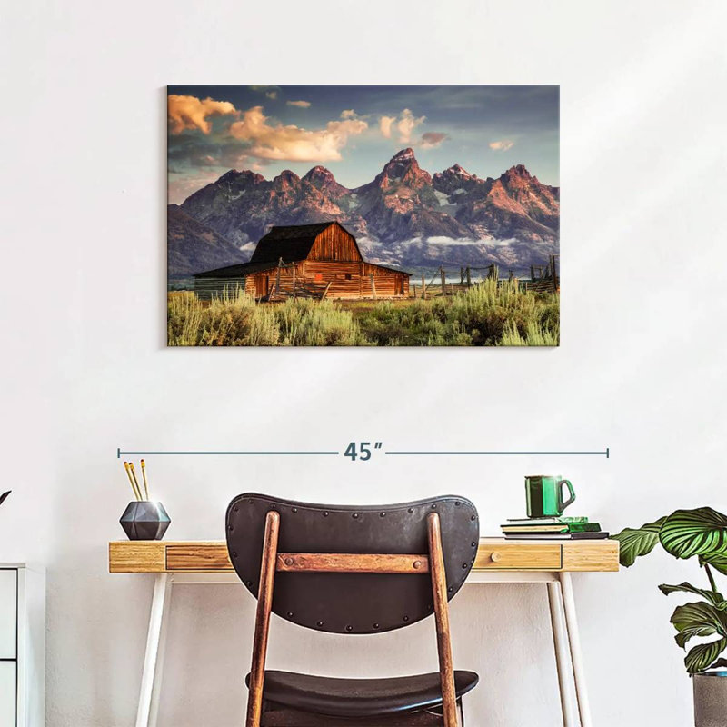 Lilie Barn At Teton, H 24 po x l 36 po