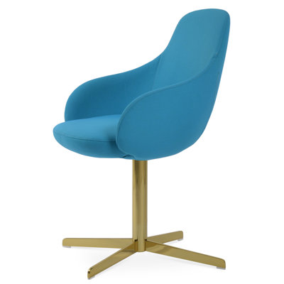Chaise d'appoint en métal Gazel