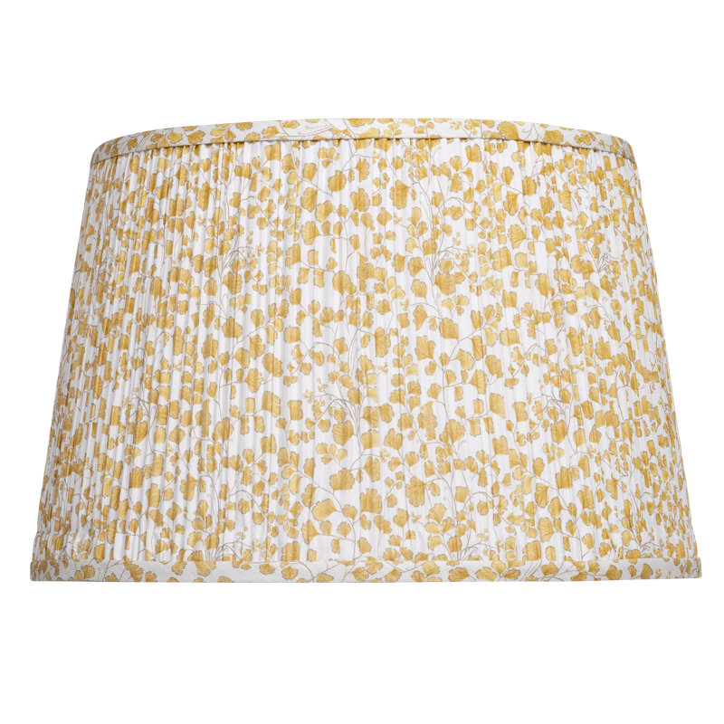 Maiden Fern Empire Lamp Shade, Yellow/Ivory