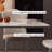 Rectangular household stainless steel dining table-168053568