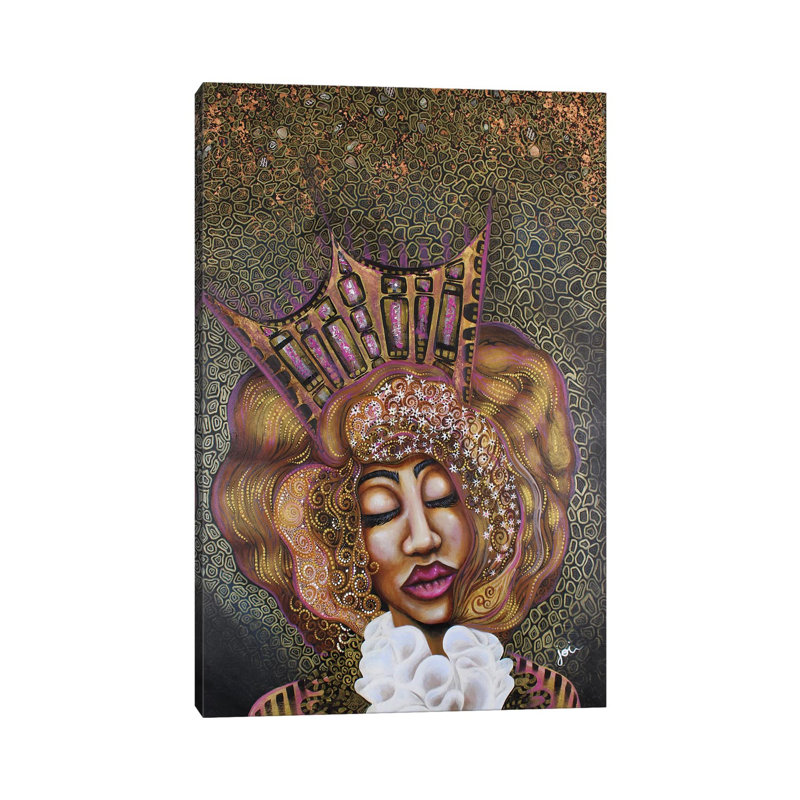 Princess Lola In Wonderland by Ashley Joi - Print on Canvas, 66.04 cm H x 45.72 cm W x 3.175 cm D, Wrapped Canvas