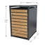 Cleobury - remise simple - grande - gris foncé (33 po x 39 po x 49 po)-1510941331
